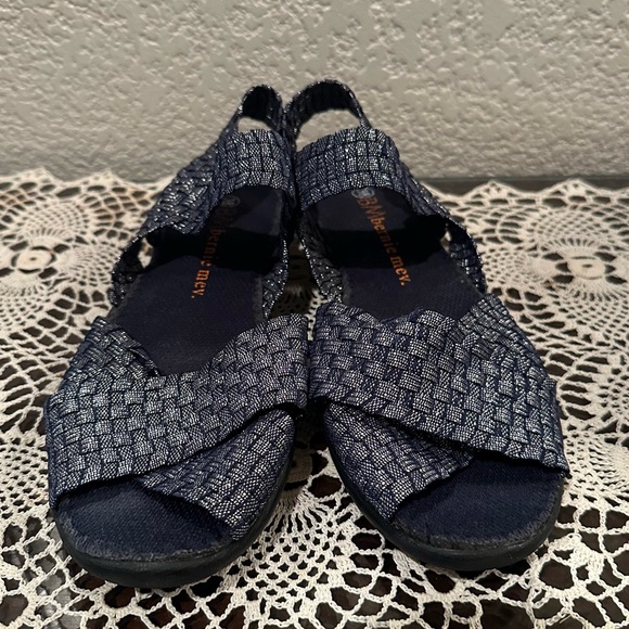 Bernie Mev Blue Denim Balmy Sandals - Picture 11 of 14